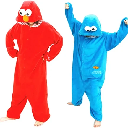 Cookie Monster ir Cookie Poros kostiumas